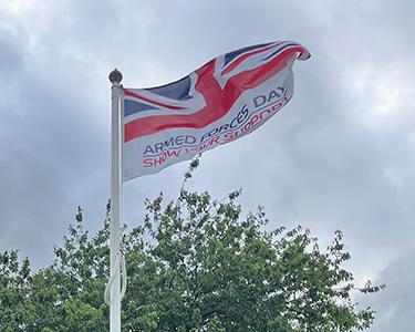 Flag raising