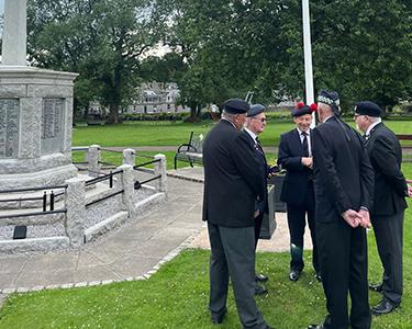 Flag raising