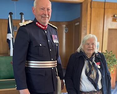 The Lord-Lieutenant with Sue Gourlay