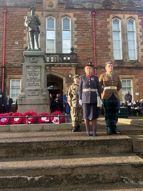 Remembrance event at Stranraer