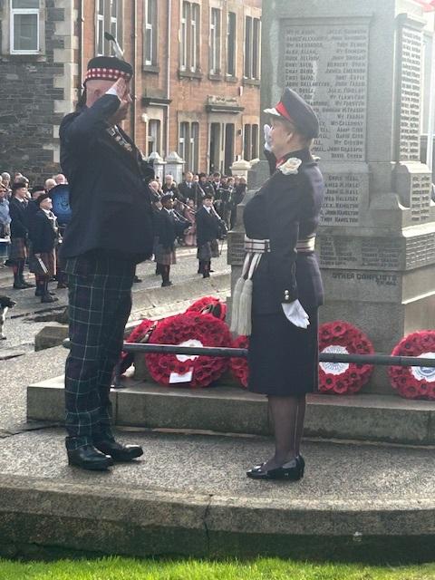 Remembrance event at Stranraer 2