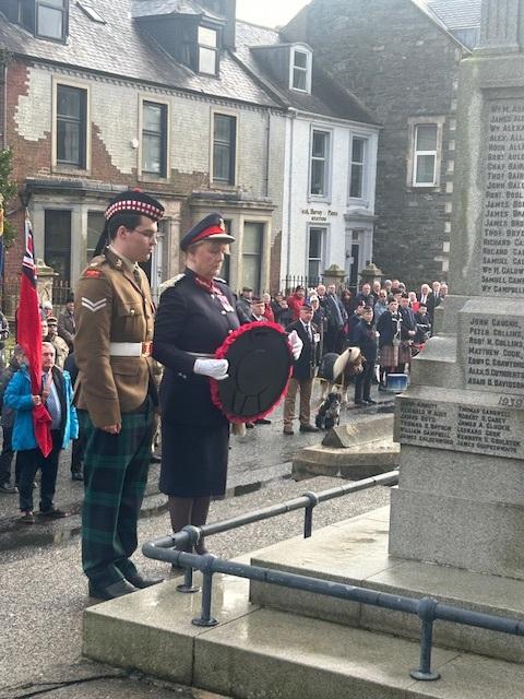 Remembrance event at Stranraer 3