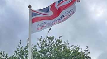 Flag raising