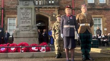Remembrance event at Stranraer