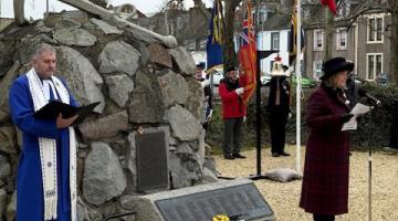 Princess Victoria Commemoration service in Agnew Park