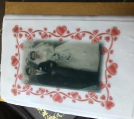 Jack and Mary Hodson's cake