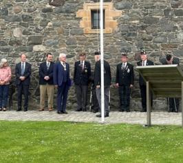 Wigtown flag raise 3