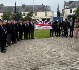 Wigtown flag raise 4